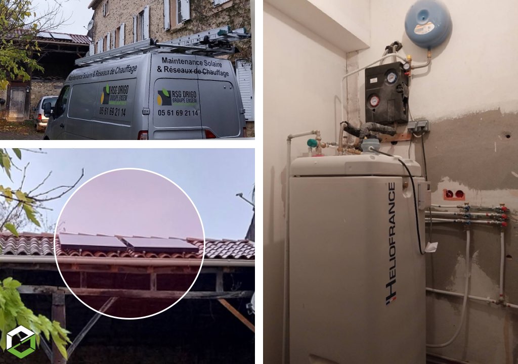 dépannage chauffe-eau solaire hÉliofrance par ensem agence de lézat