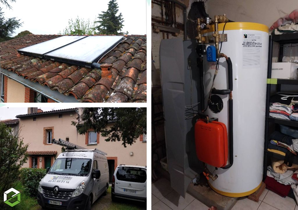 Consultez la chantier : faire réparer mon chauffe-eau solaire de dietrich