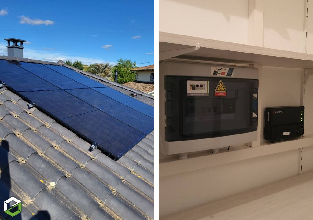 Consultez la chantier : installation d'un photovoltaïque en autoconsommation et revente de surplus