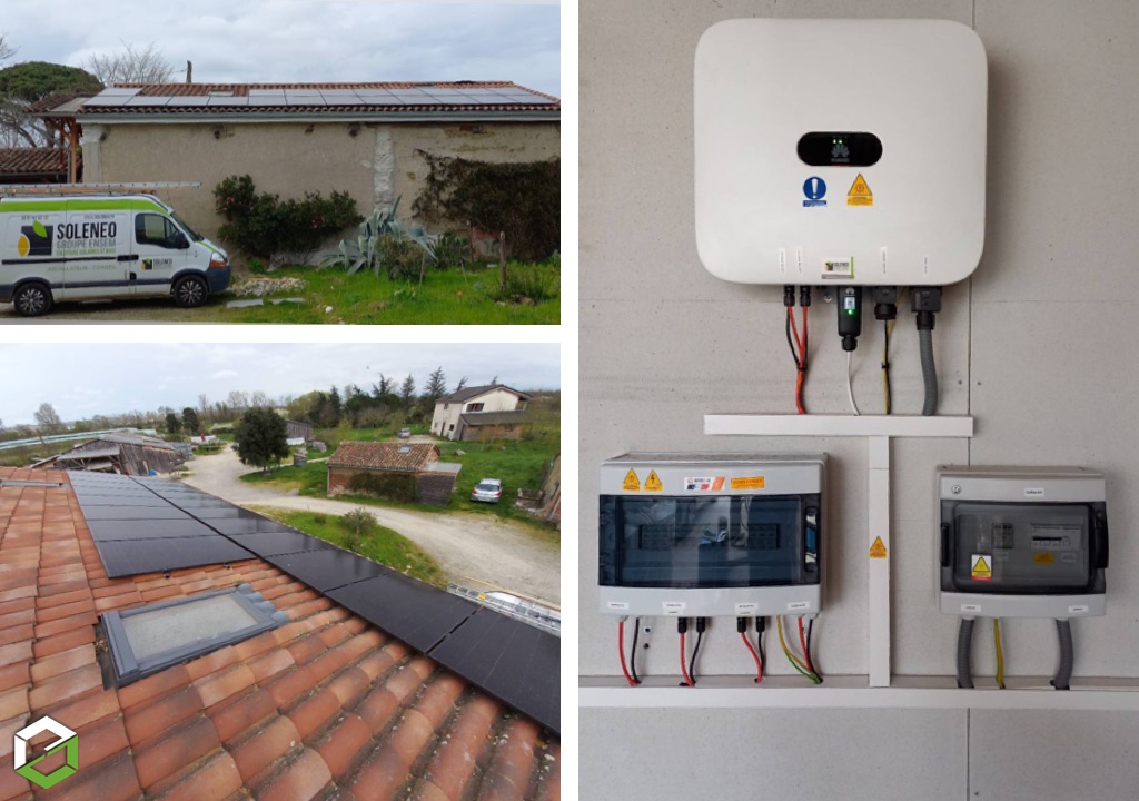 Consultez la chantier : installation photovoltaïque de 9kw en autoconsommation ensem carbonne