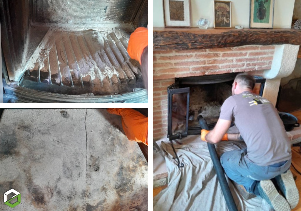 Consultez la chantier : ramonage insert à bois