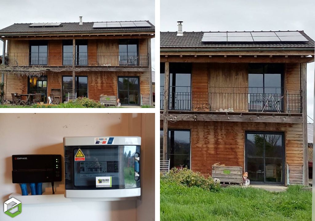 Consultez la chantier : installation photovoltaïque par ensem