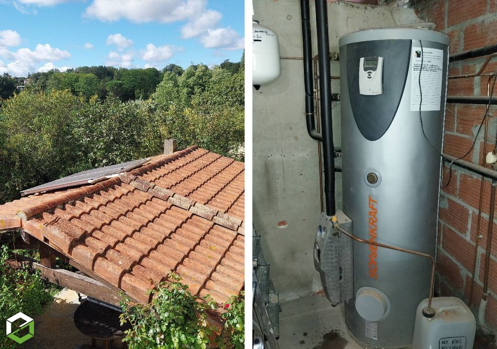 Consultez la chantier : maintenance d'un chauffe-eau solaire sonnenkraft