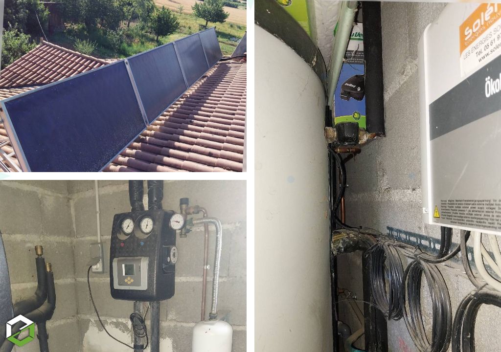 Consultez la chantier : entretien système solaire combiné okofen