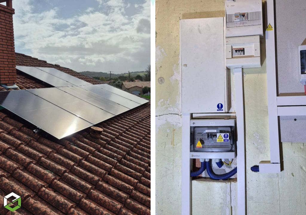 installation photovoltaïque trina solar & huawei