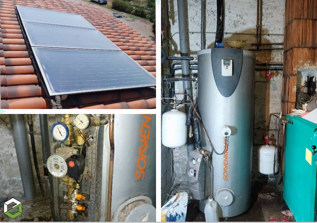 Consultez la chantier : entretien réglementaire d'un chauffe-eau solaire sonnenkraft