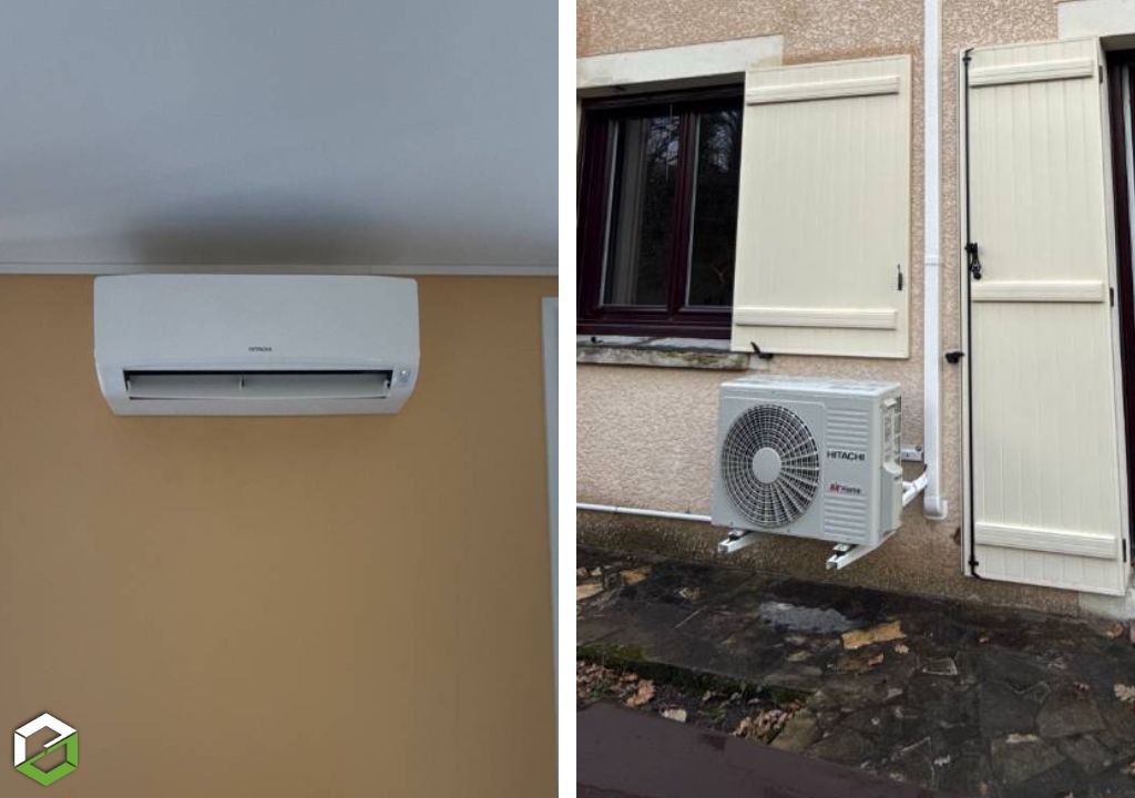 Consultez la chantier : installation climatisation hitachi 