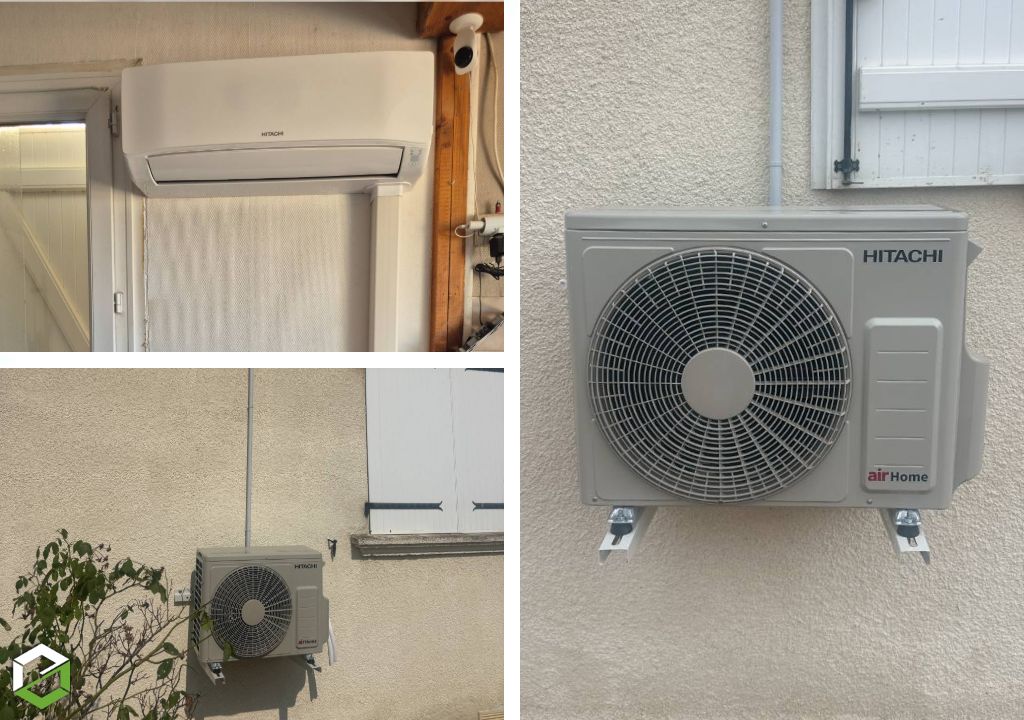 Installation d'une climatisation HITACHI