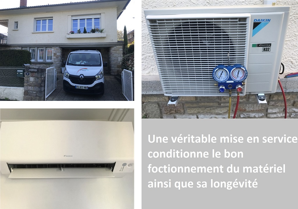 mise en service climatisation daikin
