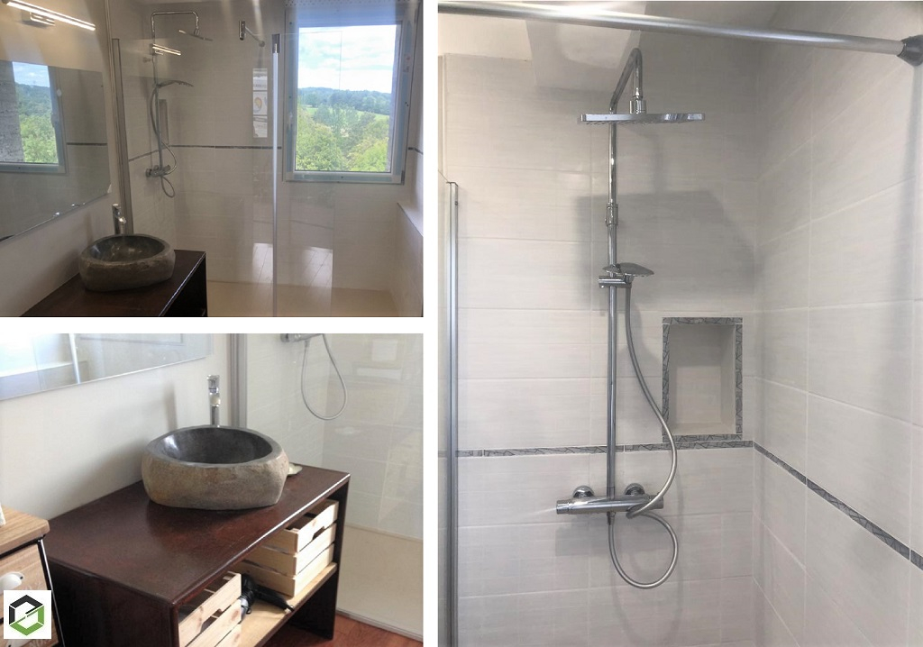 Aménagement partiel d'une salle de bain-Hautes Pyrénées (65)
