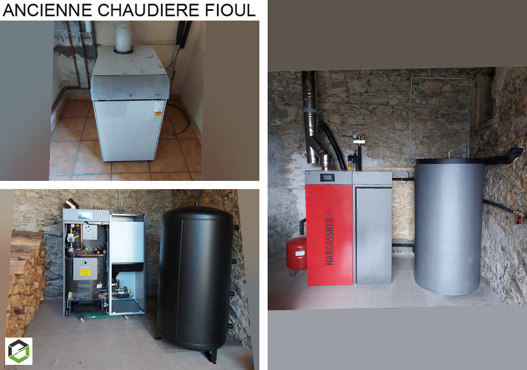 SAS THERMINOV : Installation d’une chaudière biomasse individuelle Hargassner - Artisan RGE / Quali’bois