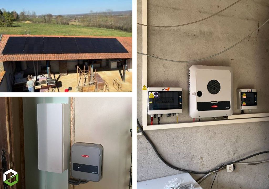 SAS THERMINOV : Installation d'un système photovoltaîque 3 Kwc en surimposition avec revente du surplus - Artisan RGE Quali'PV