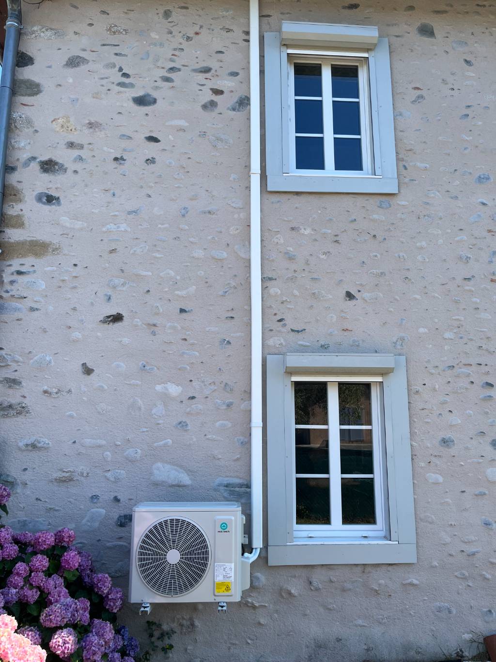Installation climatisation reversible PAC air/air monosplit HEIWA-RGE Quali'PAC-Haute Garonne (31)