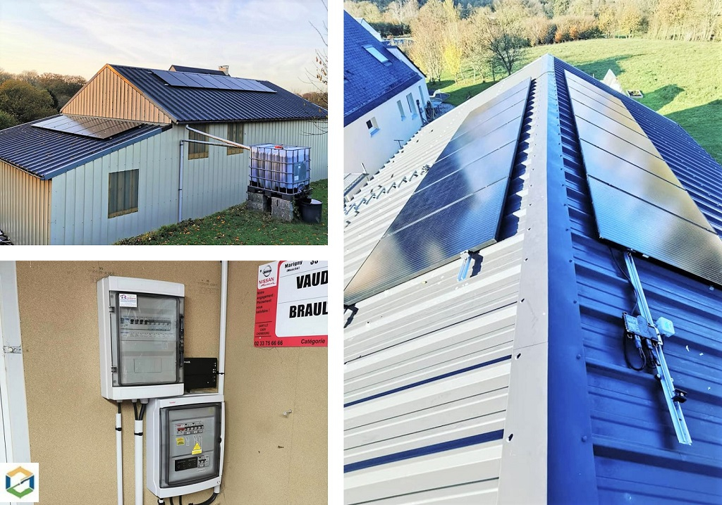Consultez la chantier : installation panneaux solaires photovoltaïques 6kw auto-consommation