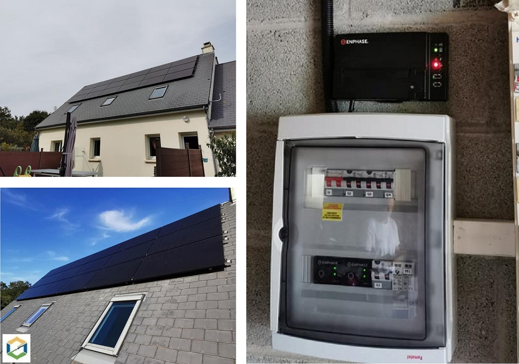 Consultez la chantier : installation panneaux solaires photovoltaïques 6kw autoconsommation
