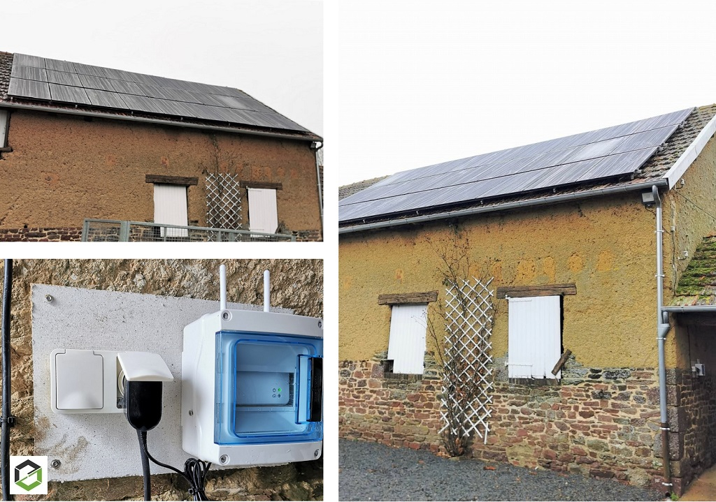 Consultez la chantier : installation panneaux solaires photovoltaïques 8,5kw - autoconsommation