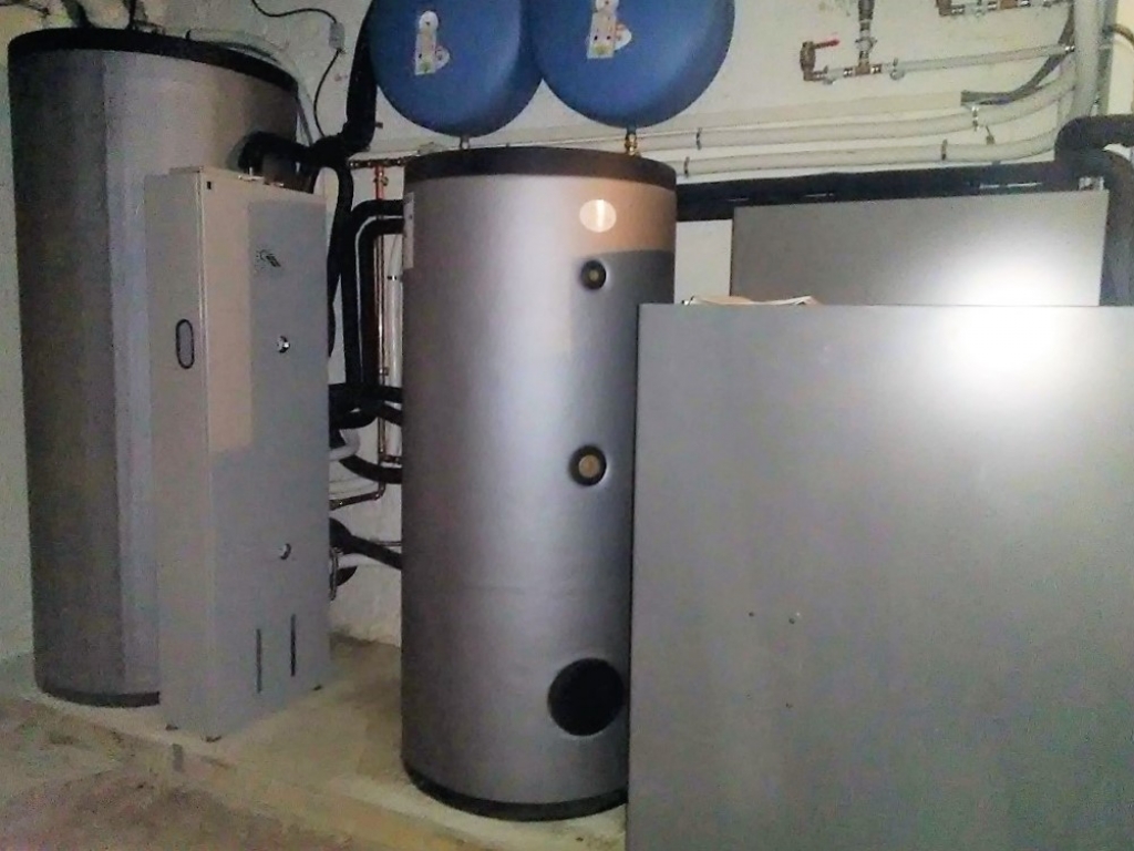 installation chauffage à énergie solaire thermique - ssc - solisart avec chaudière domusa