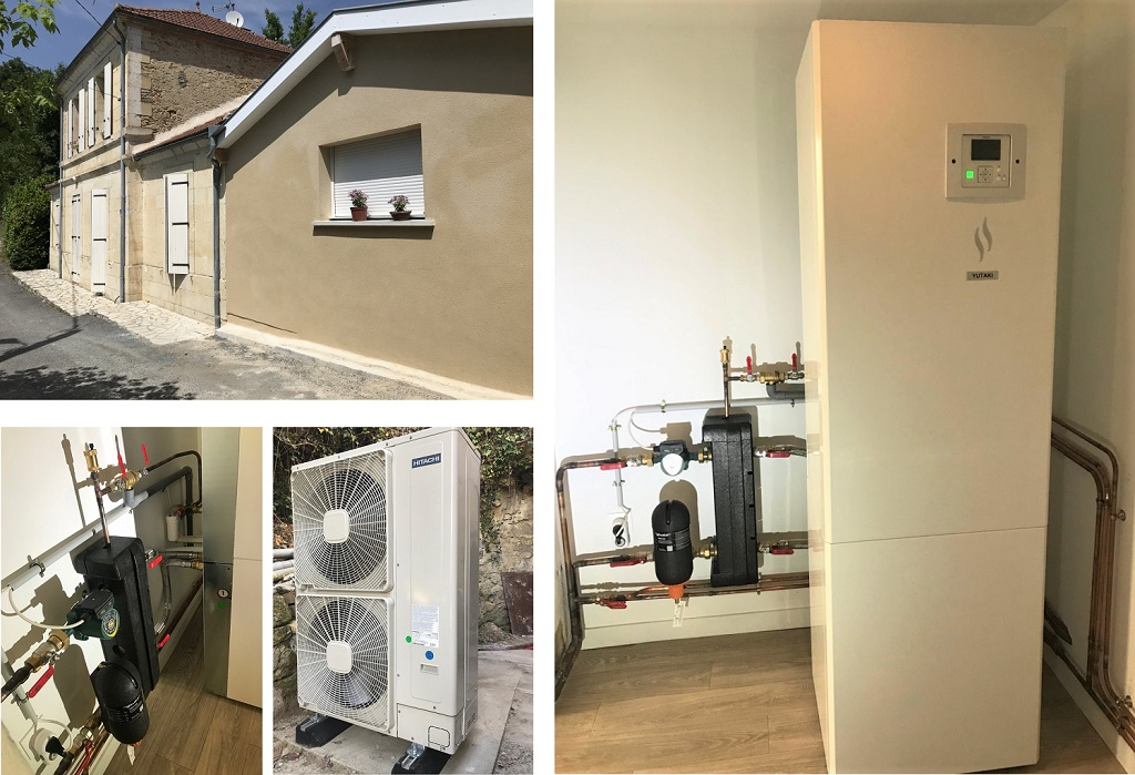 Installation et mise en service d'une pompe à chaleur HITACHI