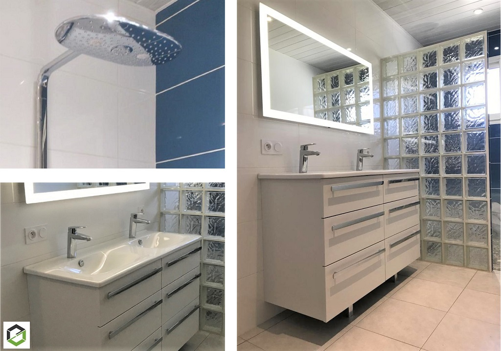 création d'une salle de bain à artigues prés bordeaux