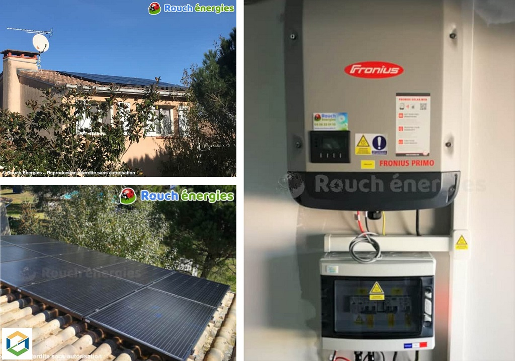 Installation solaire photovoltaïque pour l'autoconsommation