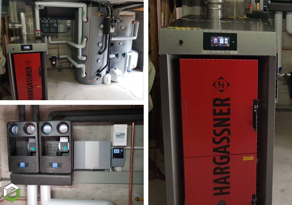 Remplacement chaudière gaz par chaudière bois et Système Solaire Combiné SSC