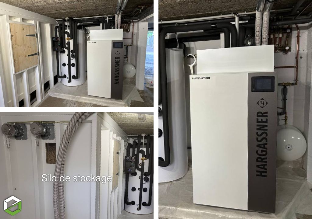 Remplacement chaudière fioul par chaudière granulés de bois