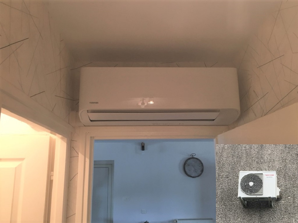 installation pompe à chaleur reversible toshiba 