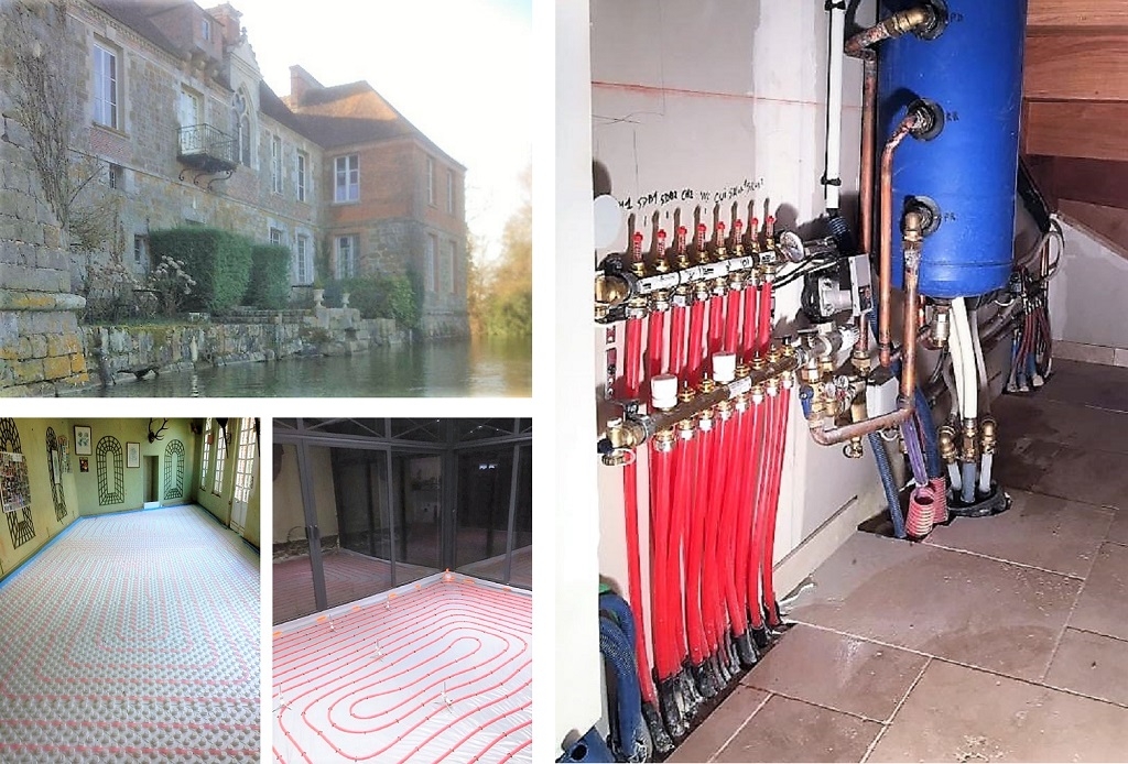 Consultez la chantier : pose d'un plancher chauffant