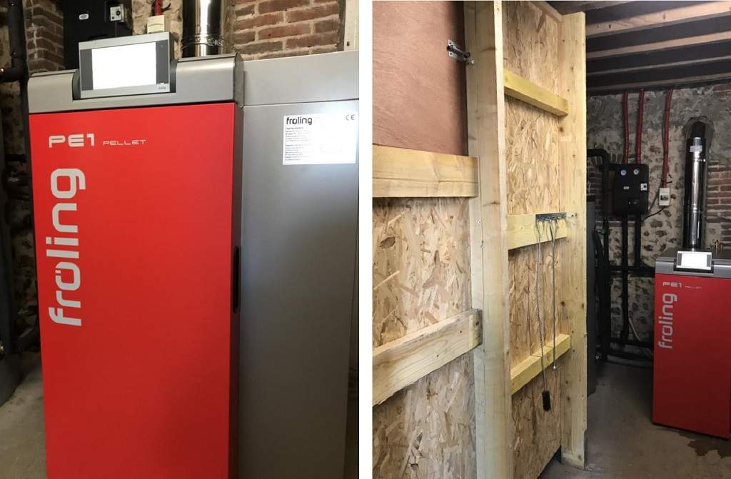 Consultez la chantier : installateur de chaudière à granulés de bois froling  61 orne