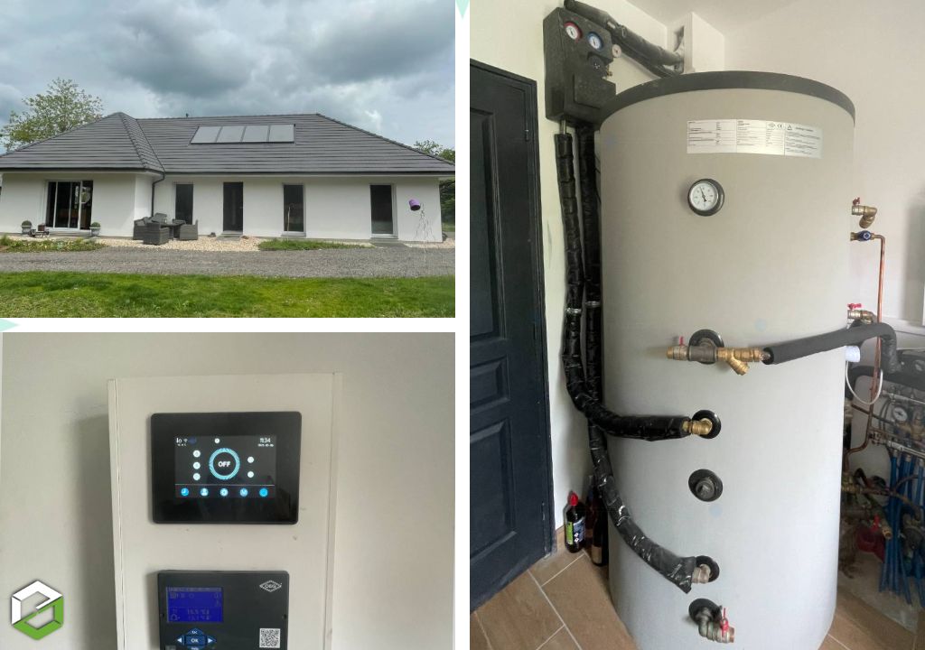 installation d'un système solaire thermique combiné