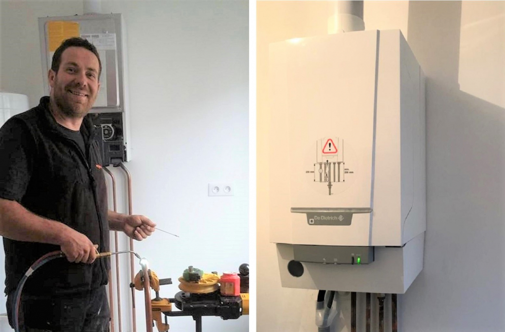 Chaudière à gaz condensation De Dietrich 