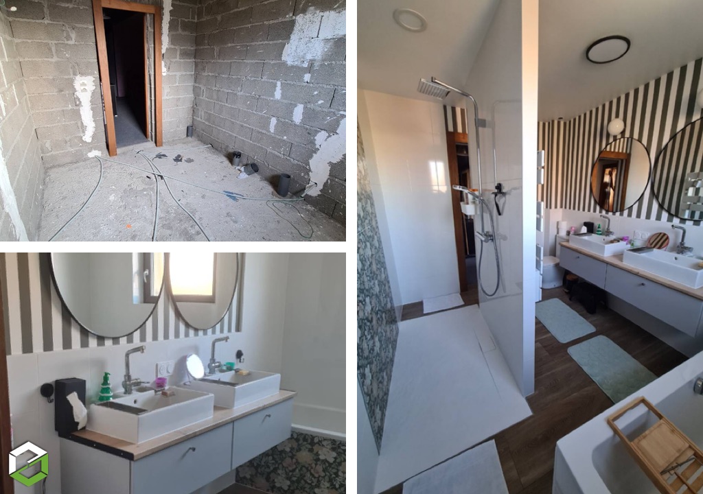 Installation salle de bain clé en main -Meurthe et Moselle (54)