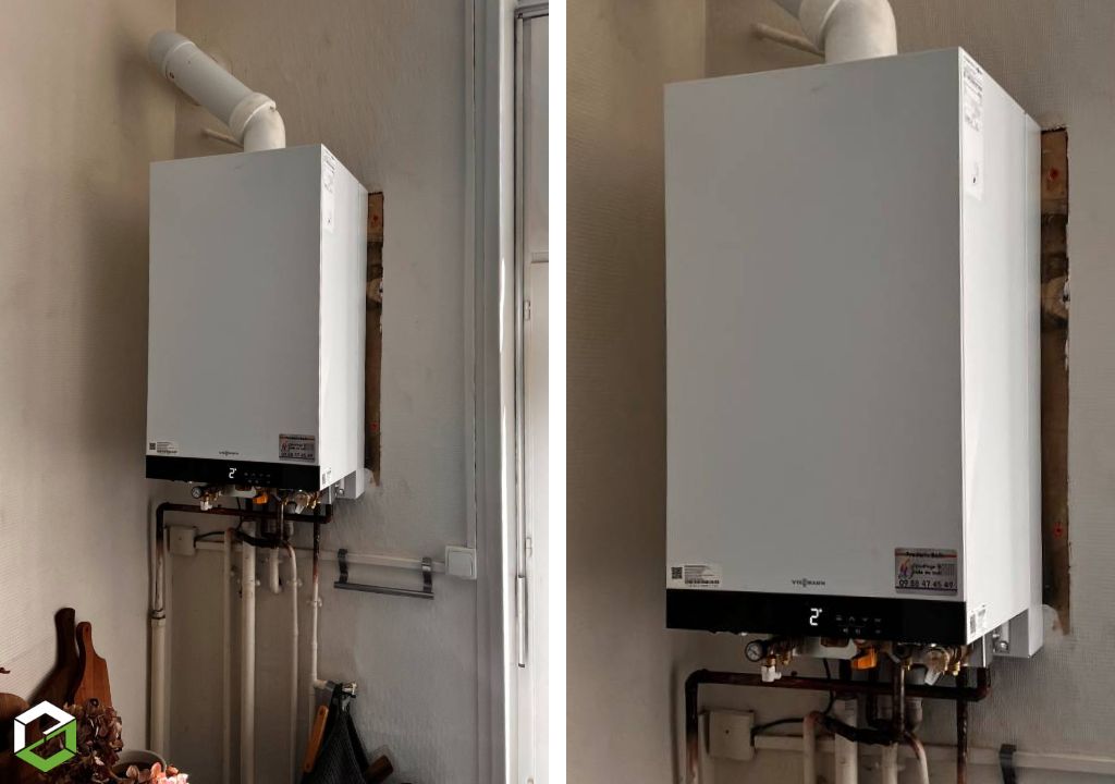 Remplacement d'une chaudière Gaz murale à condensation Viessmann
