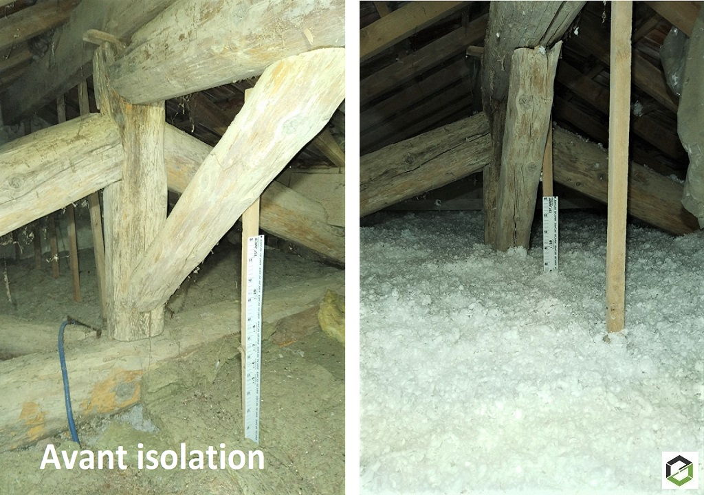 isolation de combles perdus dans vielle maison