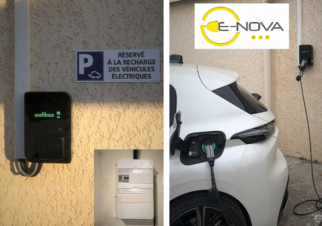 Pose de borne de recharge pour véhicule électrique Wallbox