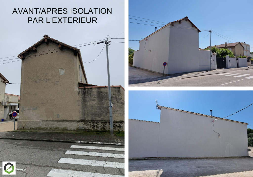 Isolation thermique par l'extérieur et embellissement façade