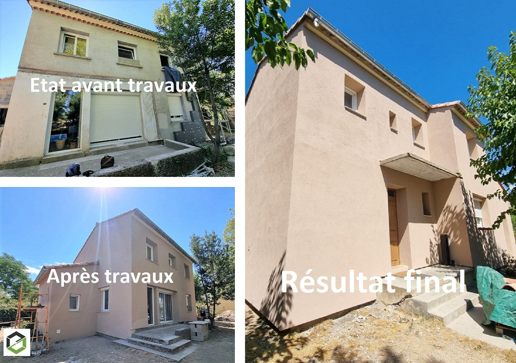 Isolation thermique des murs par l'extérieur et ravalement de façade