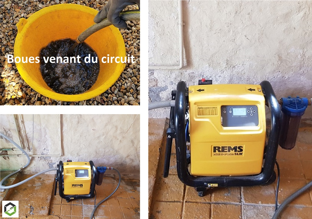 désembouage circuit de chauffage et de radiateurs près de cergy-pontoise