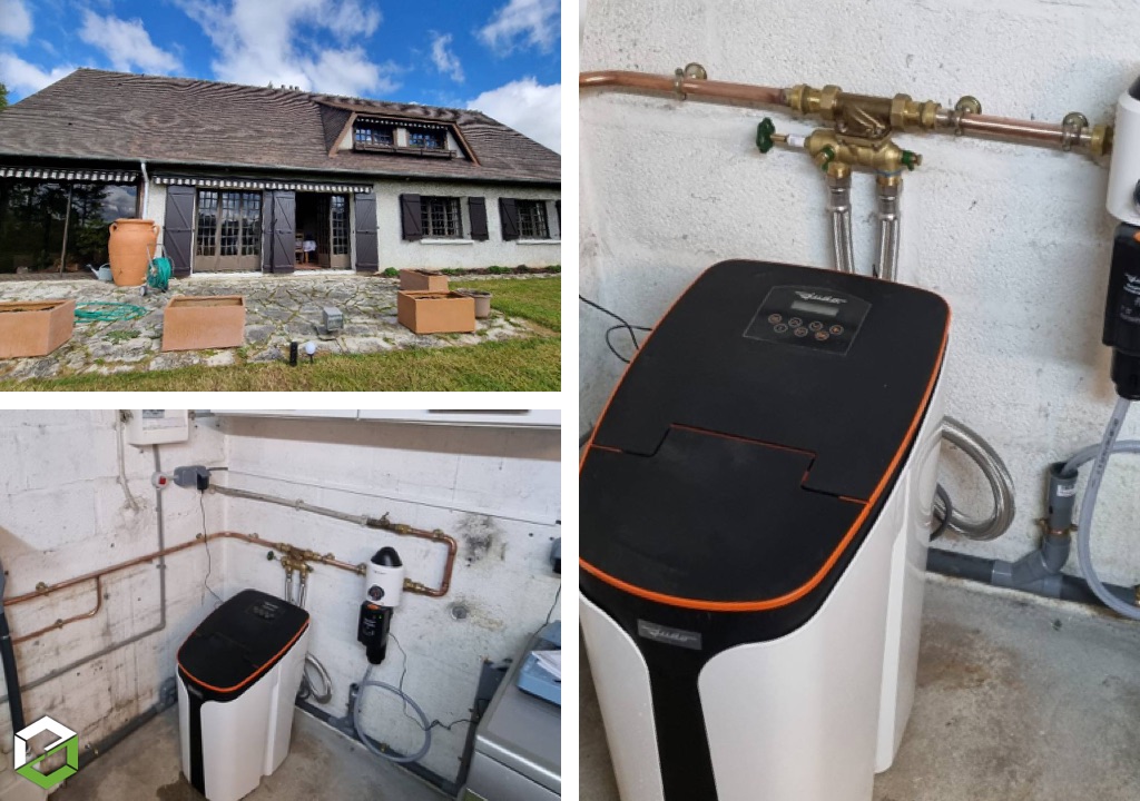 Traitement d'eau : Installation d'un adoucisseur JUDO-Eure (27)