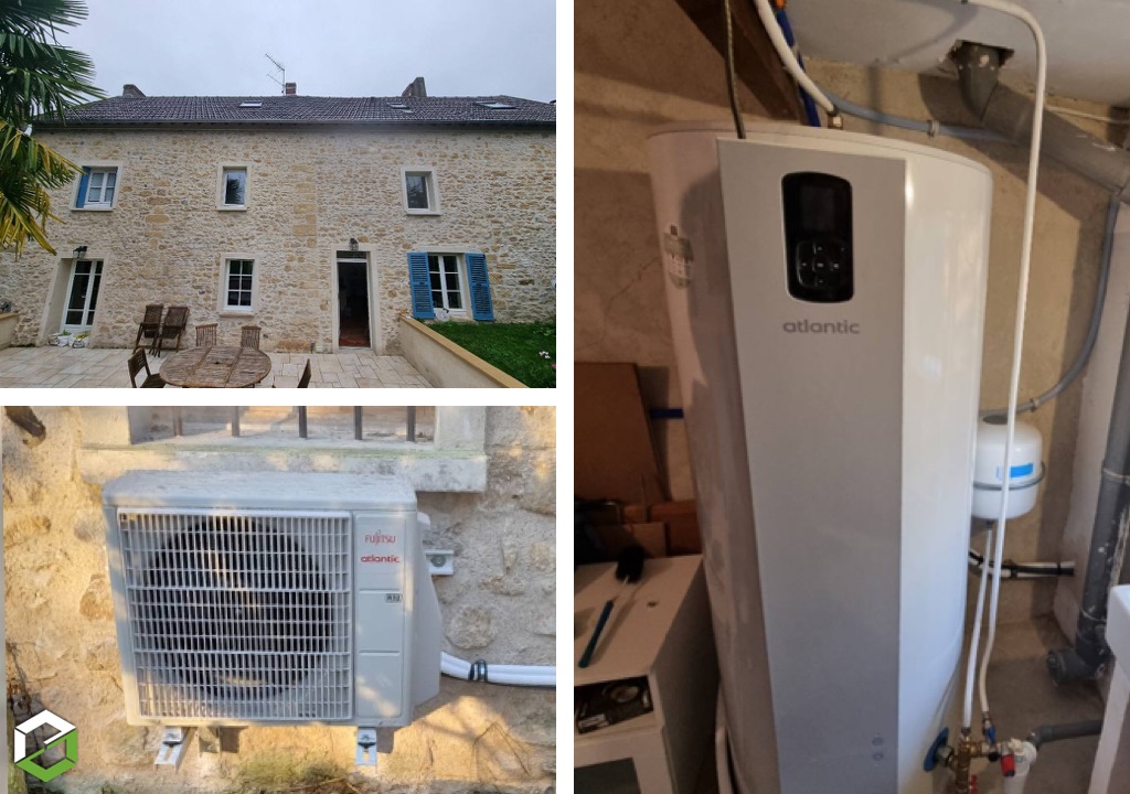 Entreprise RGE QUALIPAC : Installation d'une ballon thermodynamique -Val d'Oise (95)