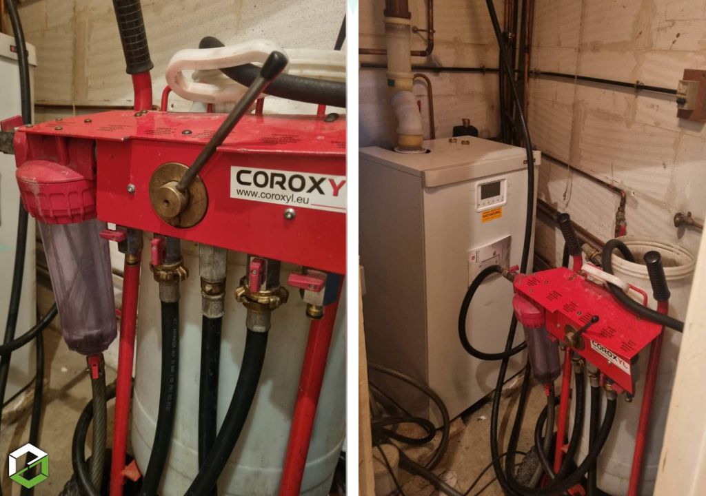 Désembouage d'un circuit de chauffage avec radiateurs-Val d'Oise (95)