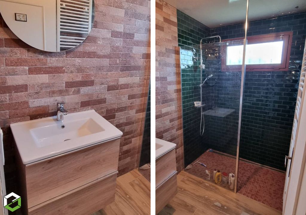 Rénovation d'une salle de bain sur mesure-Val d'Oise (95)