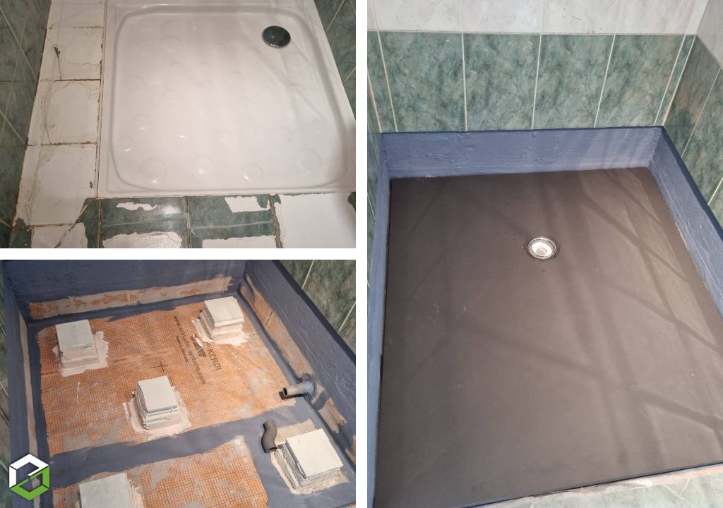 Rénovation d'un bac à douche défaillant-Yvelines (78)