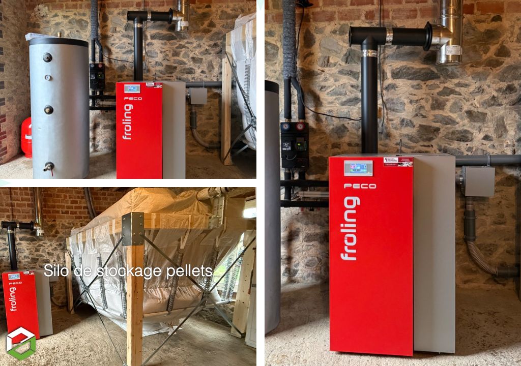 SARL Mauviel Legrand : Chaudière à granulés Froling posée par un artisan RGE