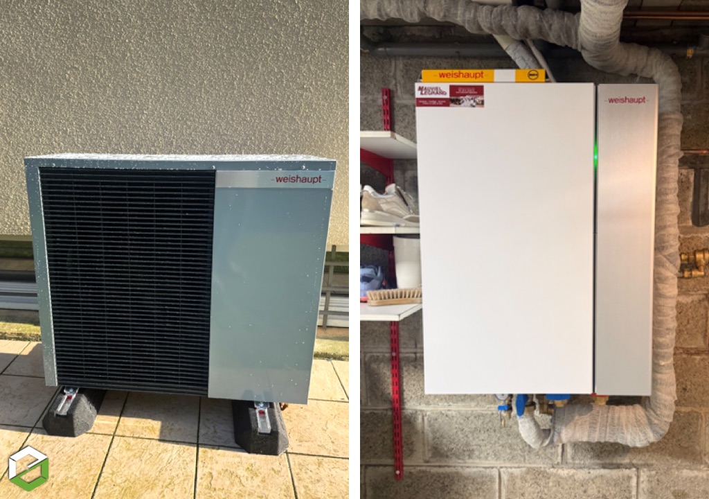 SARL Mauviel Legrand : Installation d'une pompe à chaleur air/eau Weishaupt par un artisans RGE