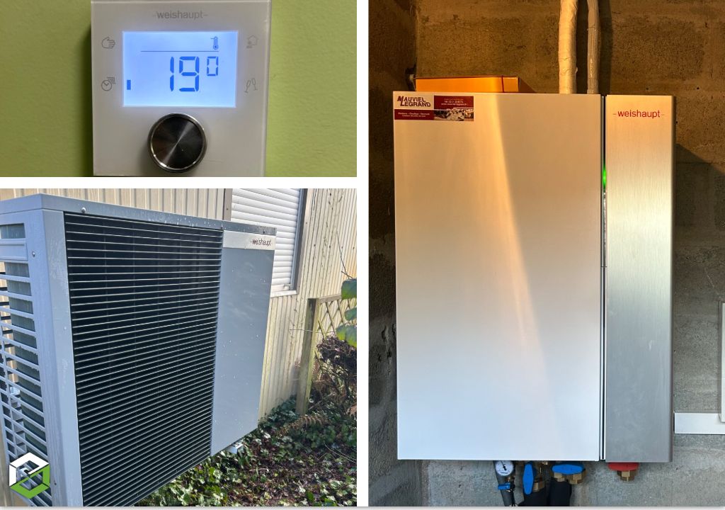 SARL Mauviel Legrand : Pompe à chaleur air/eau Weishaupt par un artisan rge