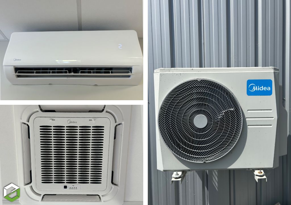 Consultez la chantier : installation climatisation réversible midea