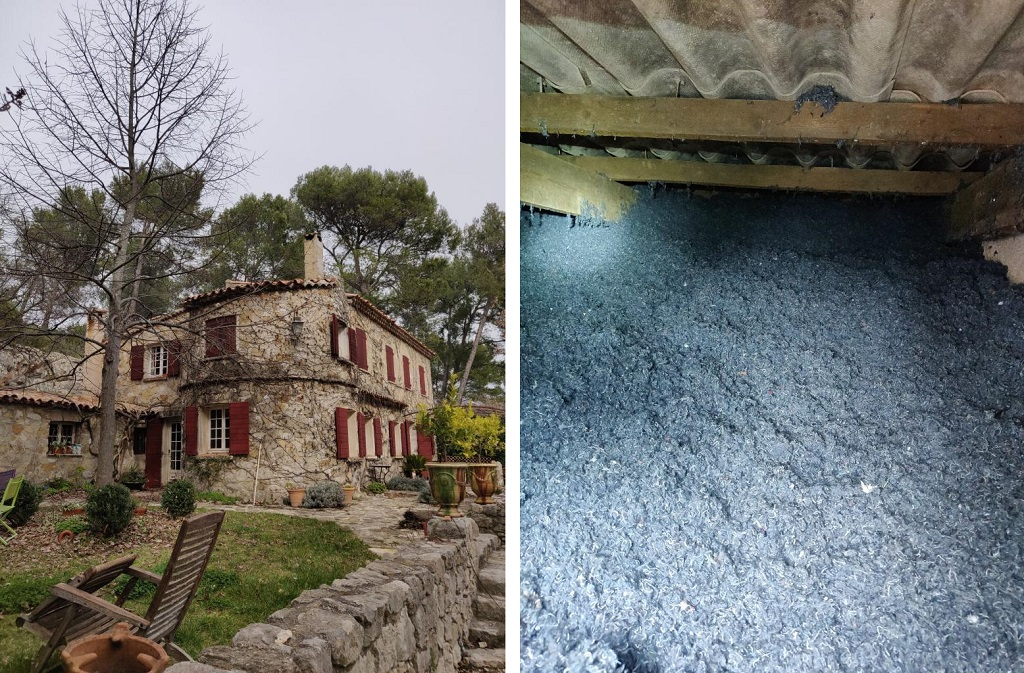 artisan isolation combles perdus en laine de coton
