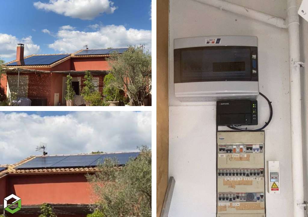 Consultez la chantier : installation de panneaux solaires dualsun - simiane - 9kw