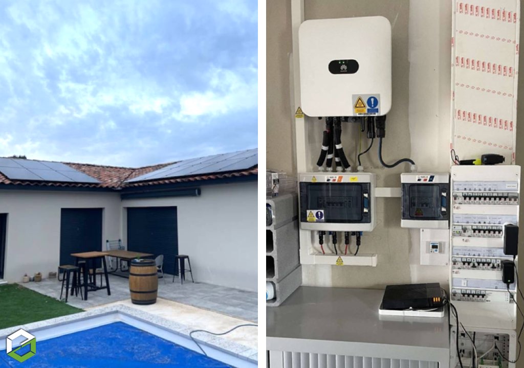 Consultez la chantier : pose panneaux photovoltaïques sunpower - installation 6 kw - entreprise rge
